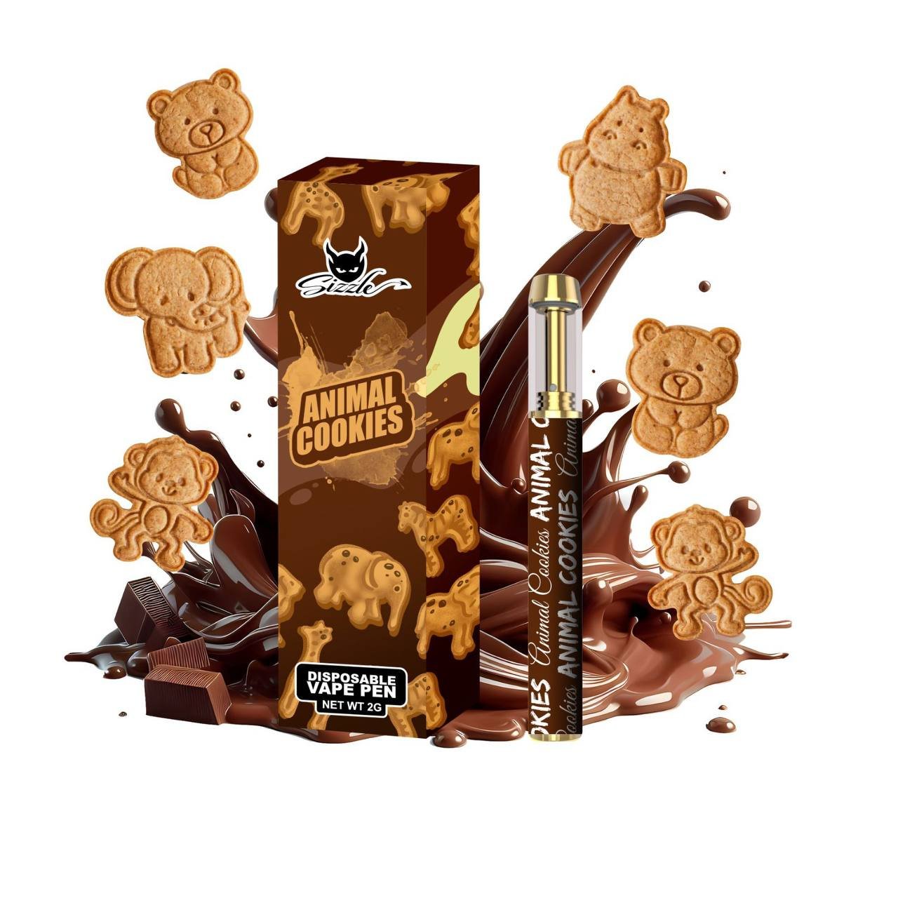 Sizzle – Animal Cookies Disposable Vape Pen 2g