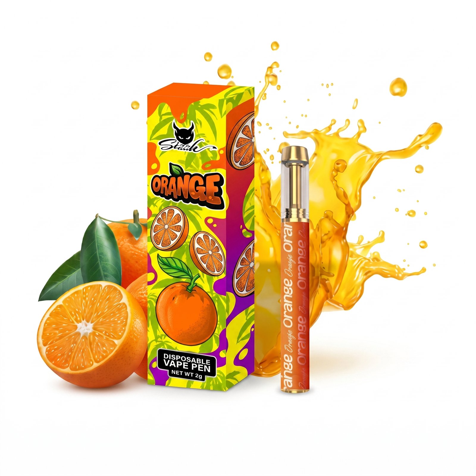 Sizzle – Orange Disposable Vape Pen 2g