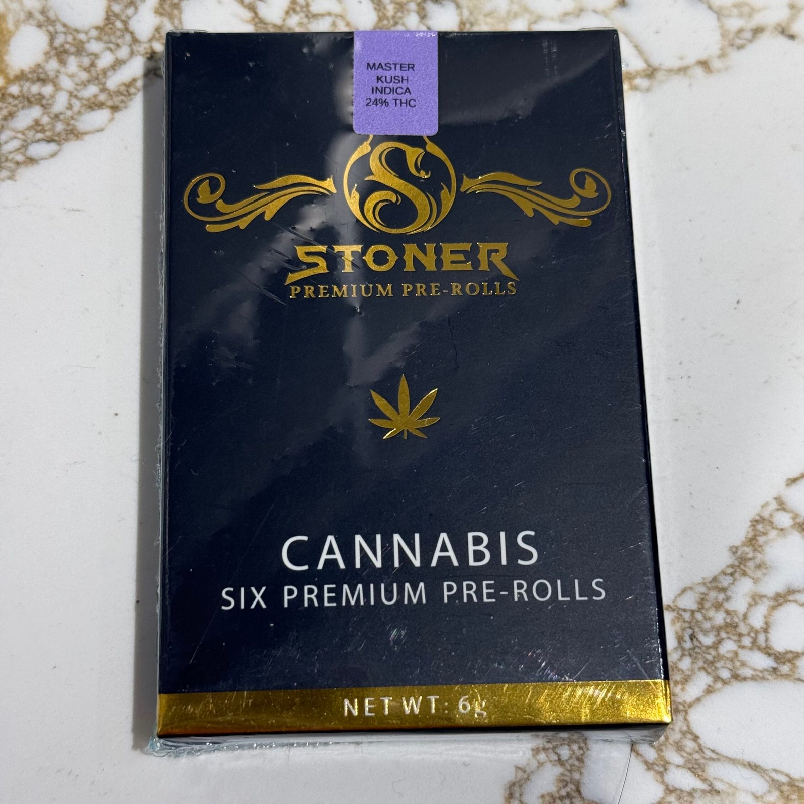 Master Kush – Stoner 6 Pack Pre-Rolls (Indica)