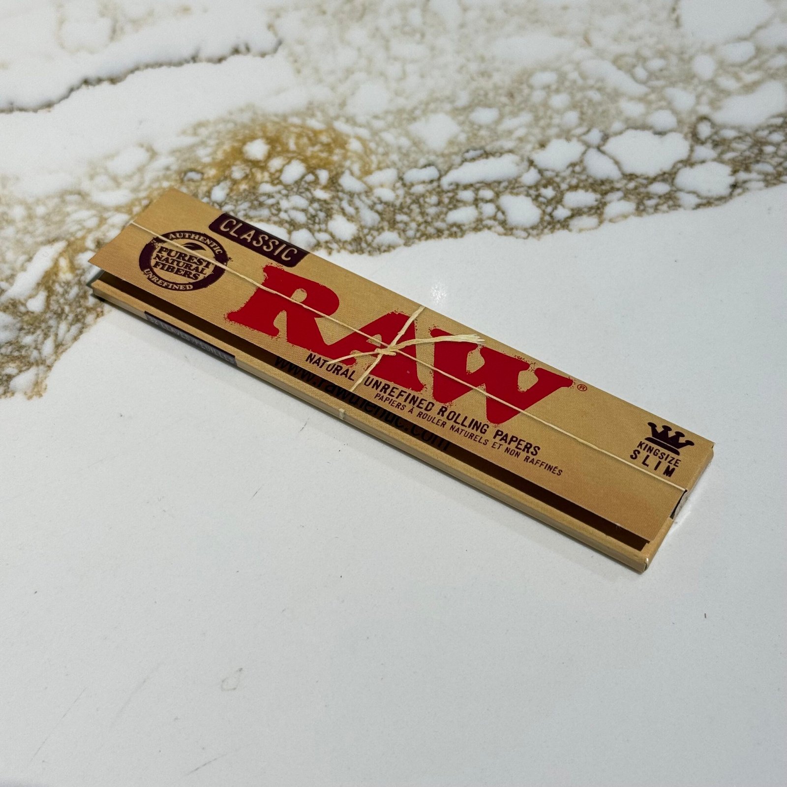 Raw Classic Natural Unrefined Rolling Paper – King Slim