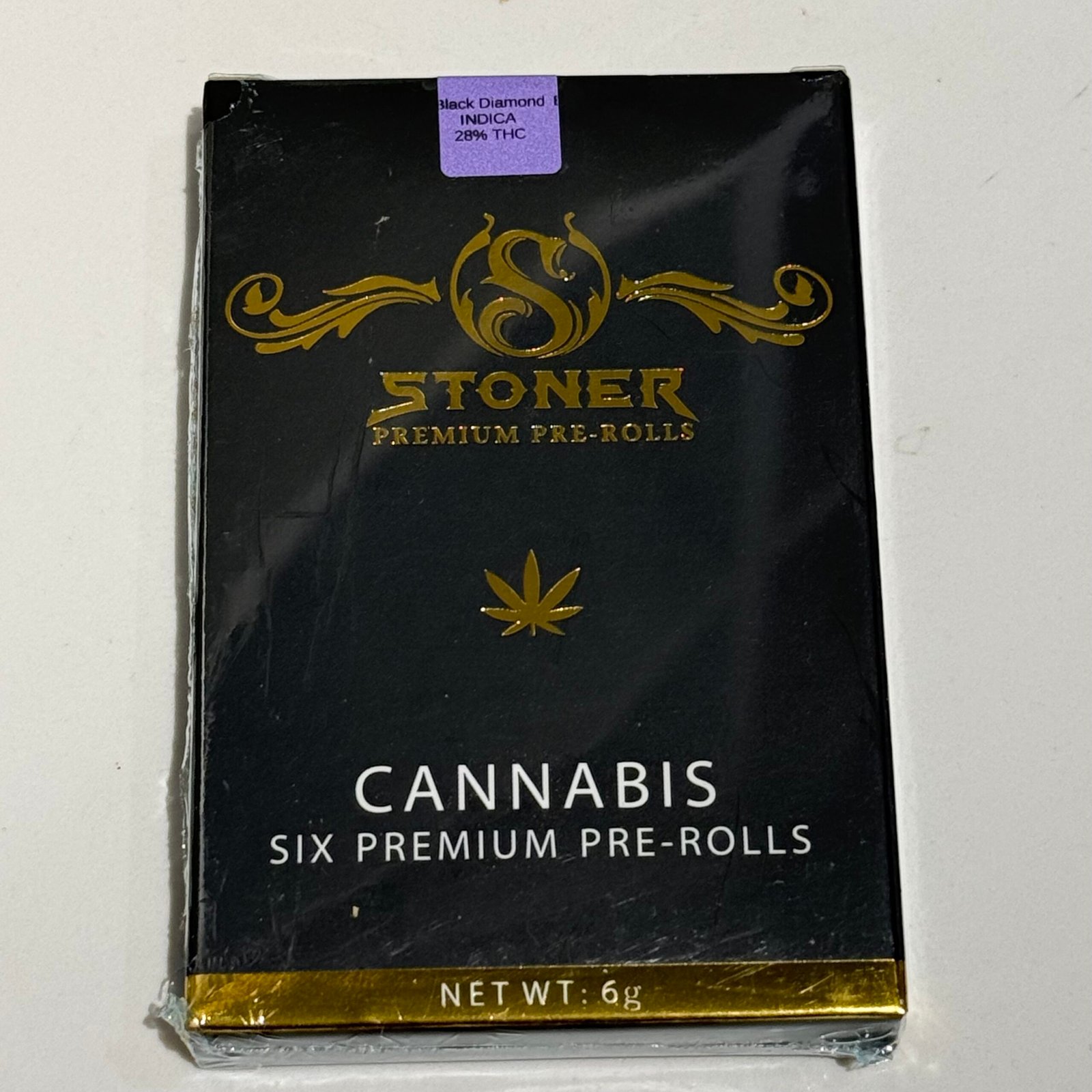 Black Diamond – Stoner 6 Pack Pre-Rolls (Indica)