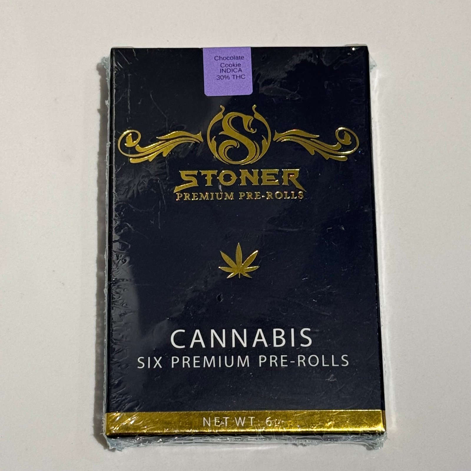 Chocolate Cookie  – Stoner 6 Pack Pre-Rolls (Indica)