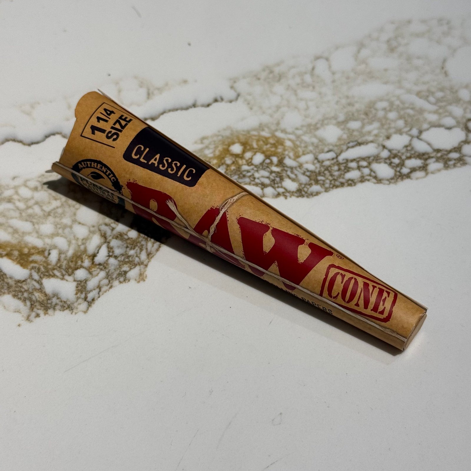 Raw Natural Unrefined- Pre-Rolled Cone – 1 1/4″