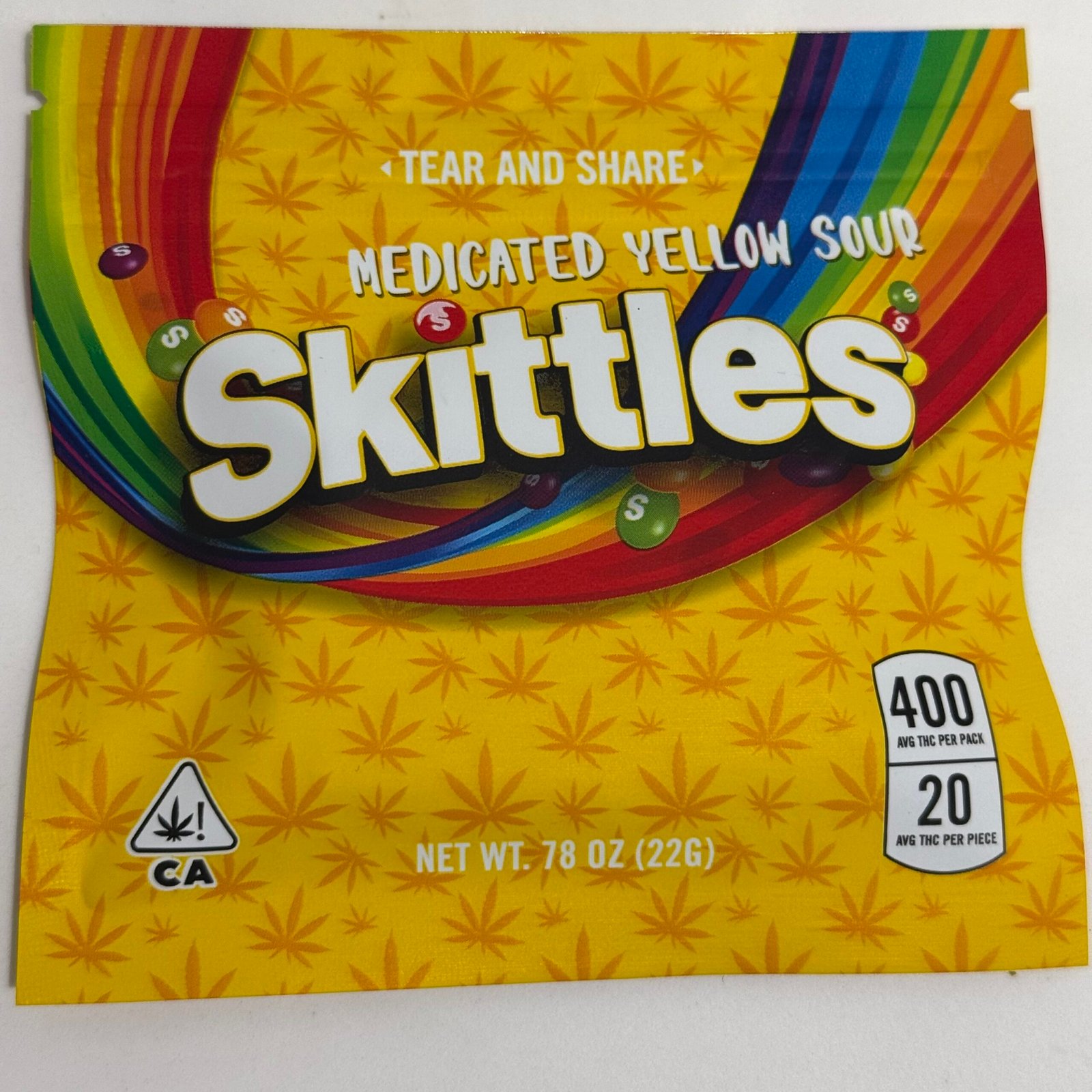 Yellow – Skittles 500mg