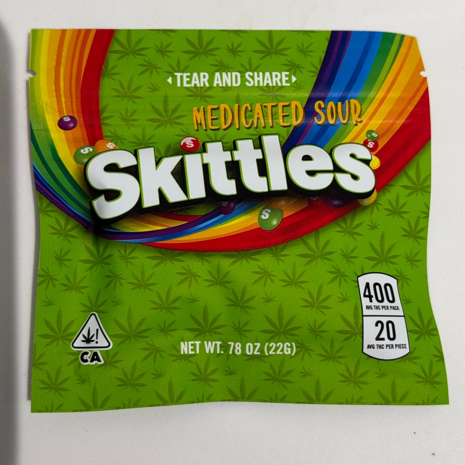 Green – Skittles 500mg