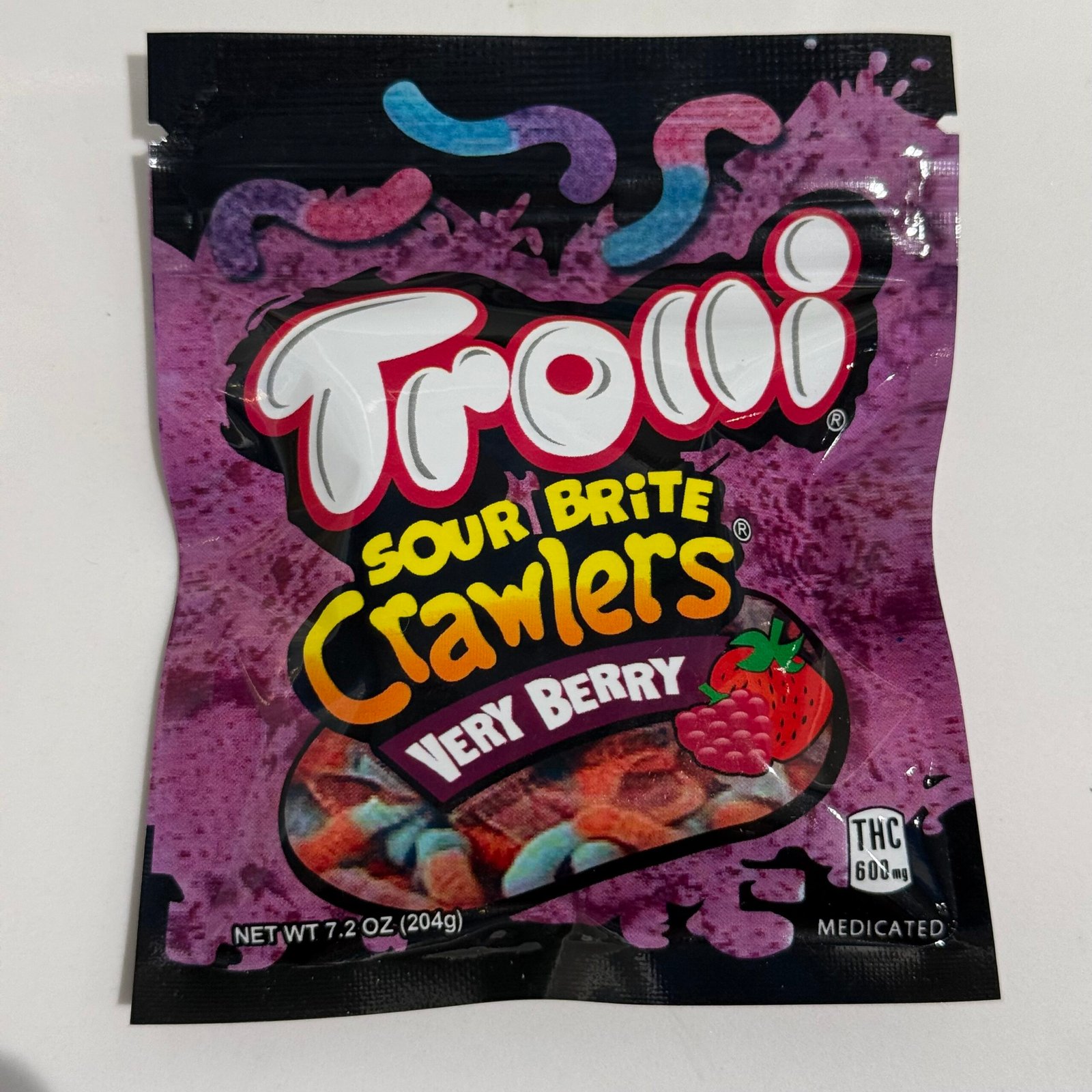 Trolli Sour Brite Crawlers 600mg