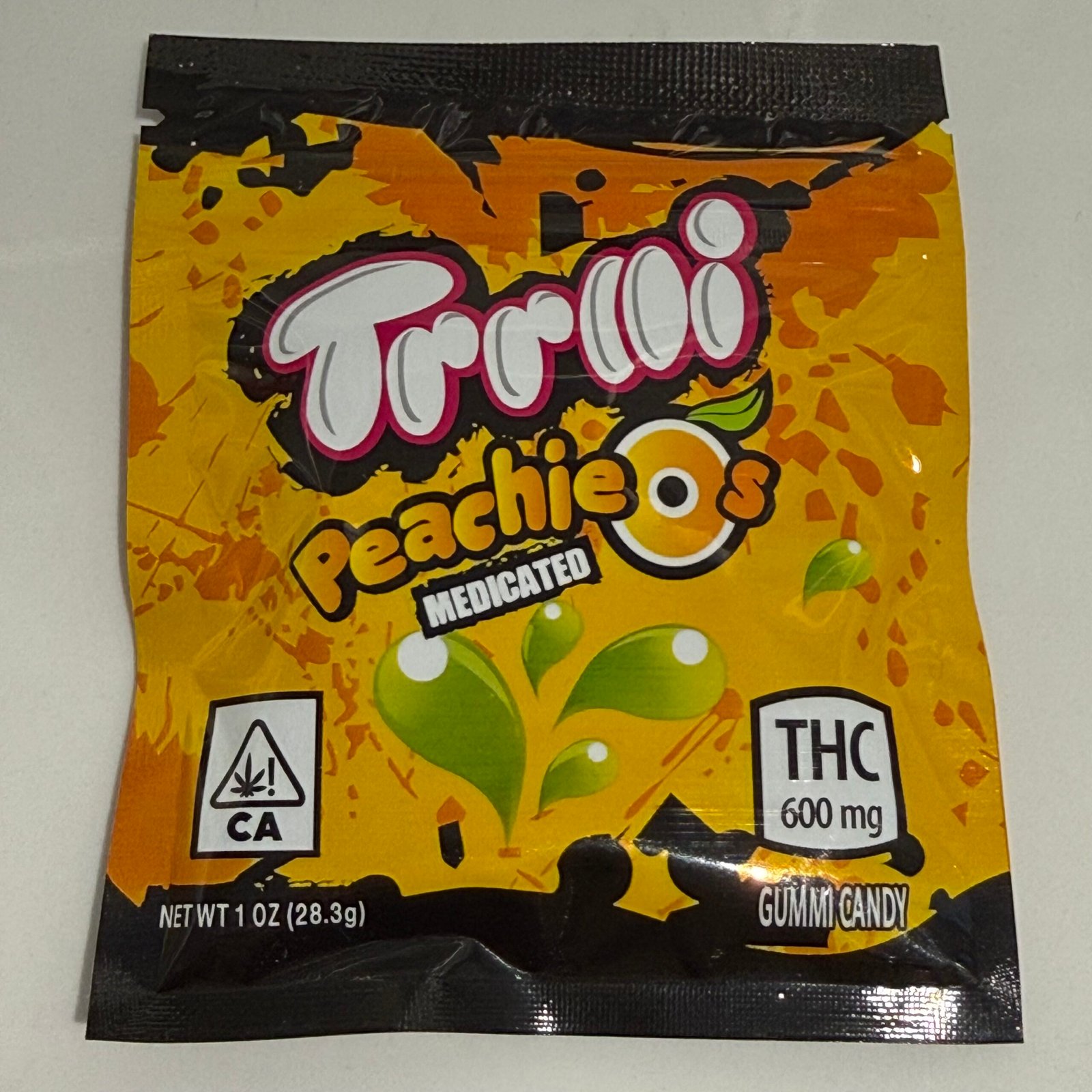 Trolli Peachie O’s 600mg